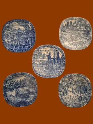 Piatti di Natale Rörstrand anni 1995-1999