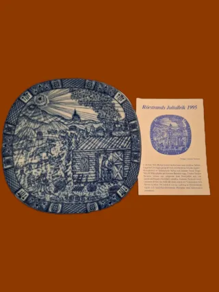 Piatti di Natale Rörstrand anni 1995-1999