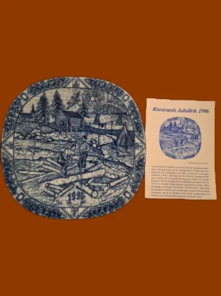 Piatti di Natale Rörstrand anni 1995-1999