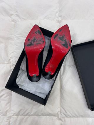 Zapatos de tacón negros talla 38