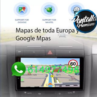 Radio pantalla CARPLAY GPS para Audi A4 Seat Exeo