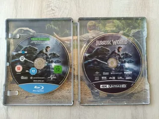 Jurassic World Steelbook 4K-UHD y Blu-ray