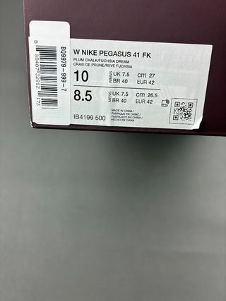 Nike Pegasus 41 FK EU 42 Plum Chalk
