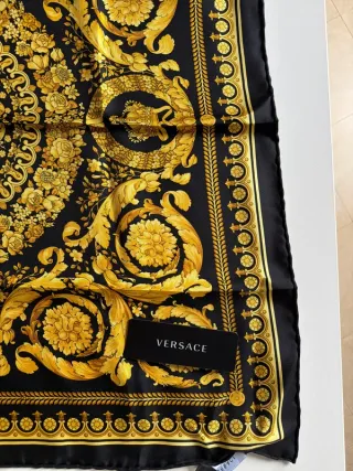 Foulard Versace Barocco Seta 90x90