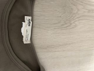 Pull&Bear Top Manga Larga Verde Oliva XS