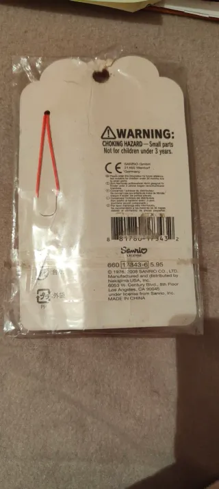 Pulsera Perlas Hello Kitty y llavero móvil