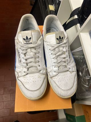 Adidas Continental Uomo Bianco Taglia 44