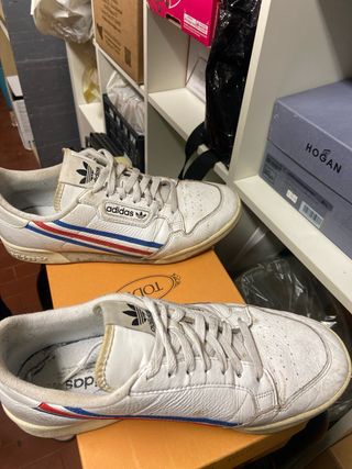 Adidas Continental Uomo Bianco Taglia 44