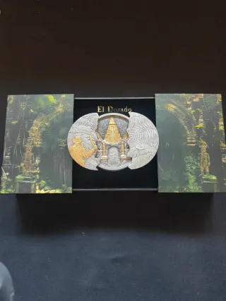 Moneda 5 Oz Plata y Oro El Dorado 2024