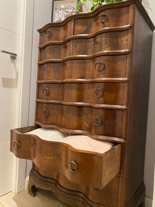 Cómoda vintage madera maciza