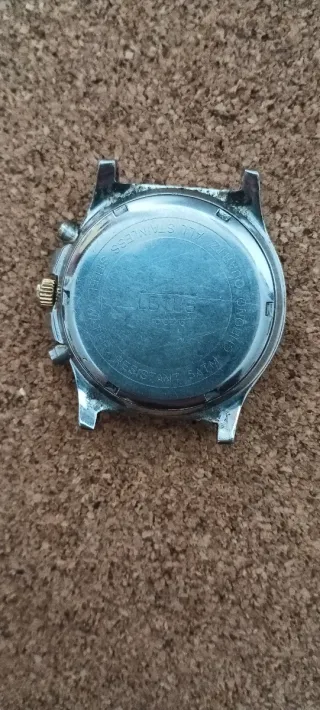 Reloj Lotus Cronógrafo Esfera Blanca y Azul