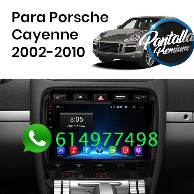 Radio Pantalla CARPLAY GPS Para Porsche Cayenne