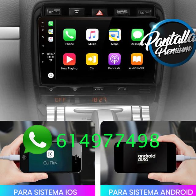 Radio Pantalla CARPLAY GPS Para Porsche Cayenne