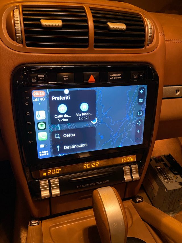 Radio Pantalla CARPLAY GPS Para Porsche Cayenne
