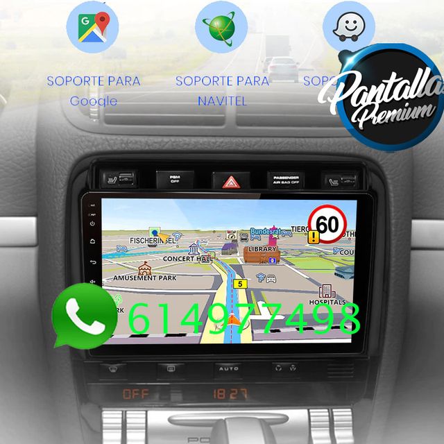 Radio Pantalla CARPLAY GPS Para Porsche Cayenne