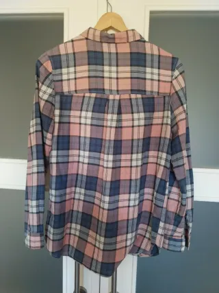 Camisa cuadros rosa y azul