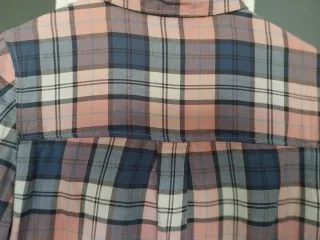 Camisa cuadros rosa y azul