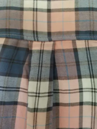 Camisa cuadros rosa y azul