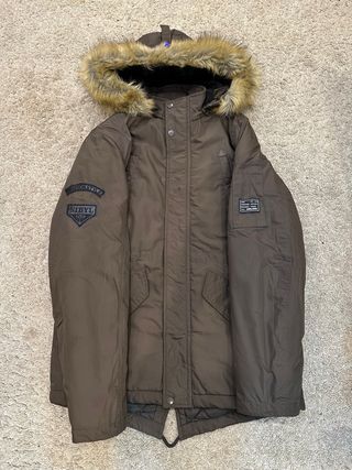 Chaqueta Picken Marrón con Capucha