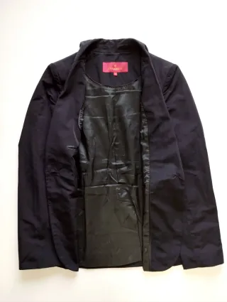 Blazer Caramelo Negro Mujer