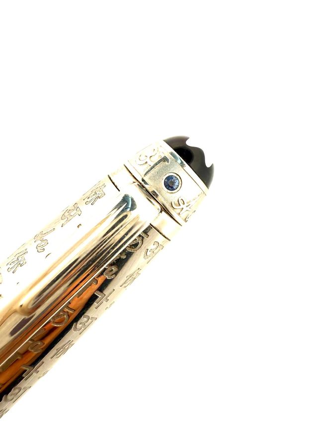 Pluma Montblanc Plata y Negro