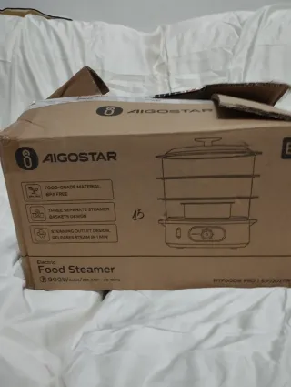 Aigostar Hervidor Eléctrico Cocina Vapor