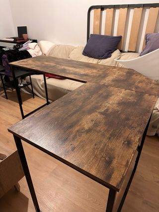 Escritorio Esquinero COSTWAY 148x120cm