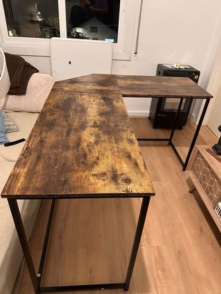 Escritorio Esquinero COSTWAY 148x120cm