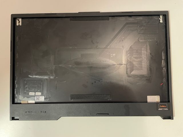Copertura posteriore per Asus G512L con cornice