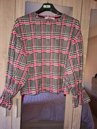 Jersey cuadros mujer