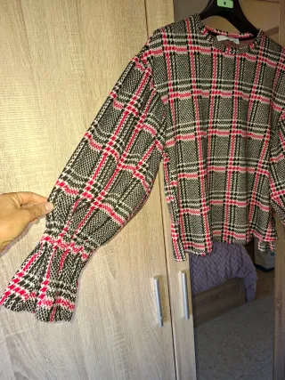 Jersey cuadros mujer