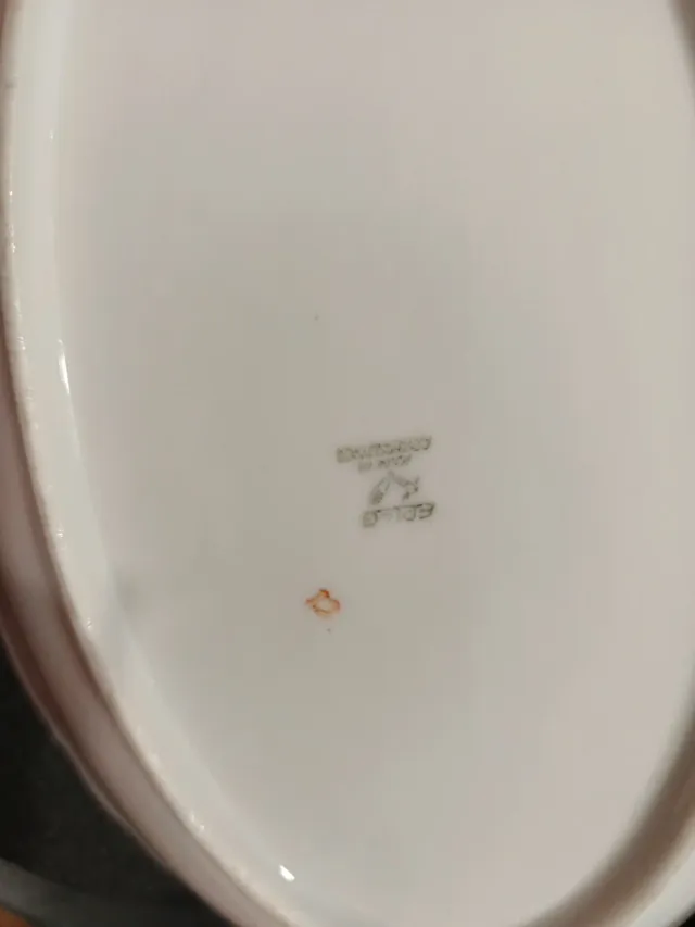 Piatto ovale porcellana vintage