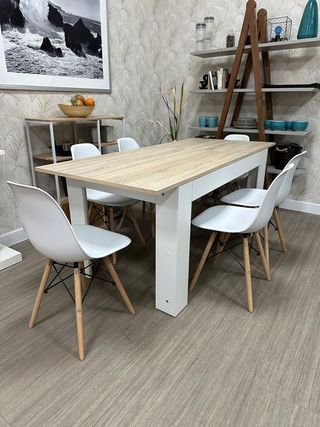 BLACK FRIDAY DE MESA/COMEDOR EXTENSIBLE + 6 SILLAS