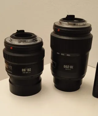 Cámara Pentax MZ-50 Plata y Negra