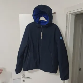Piumino uomo reversibile blu taglia XXL