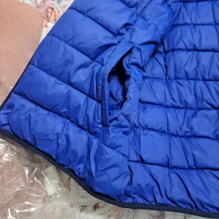 Piumino uomo reversibile blu taglia XXL