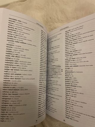 Diccionario latín - español/ español- latín