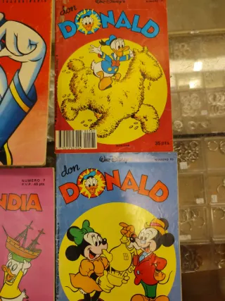 Lote de revistas Pato Donald antiguas