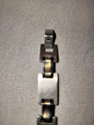 Pulsera Acero Inoxidable Oro y Plata Stainless