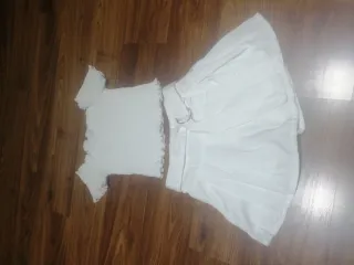 Conjunto blanco niña.