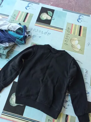 Felpa Pyrex Bambino Nera taglia s