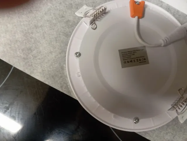 Luz LED Panel Empotrable Redonda