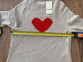 Jersey Zadig & Voltaire Corazón Rojo Talla S