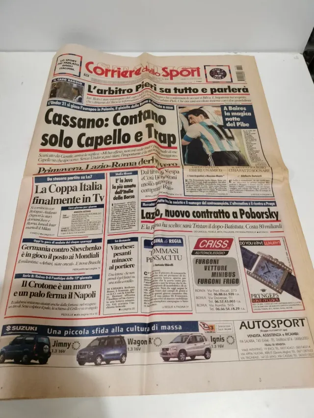Corriere dello Sport - Giornale sportivo addio Naz