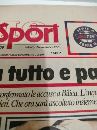 Corriere dello Sport - Giornale sportivo addio Naz