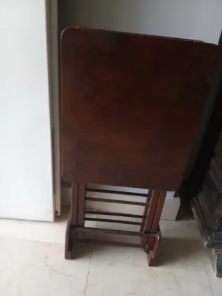 Tavolini pieghevoli e allungabili in legno