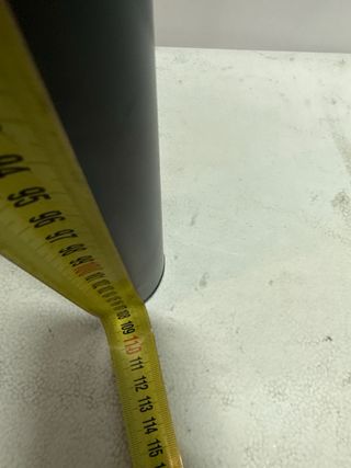 Piede da tavolo in acciaio regolabile nero