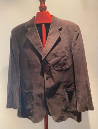 Americana de pana Lacoste Hombre Marrón