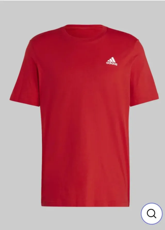 T-Shirt Adidas Uomo Rossa Tg 2XL