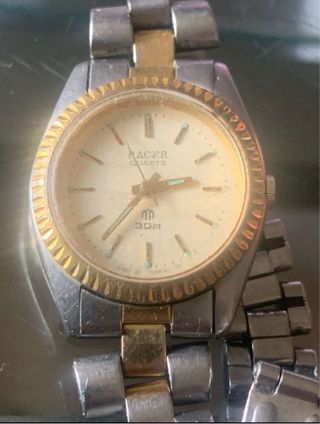 Reloj Racer Cuarzo Dorado y Plateado 1️⃣5️⃣€